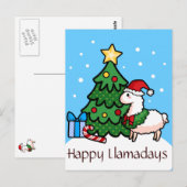Carte Postale Joyeuses lamadaires (Devant / Derrière)