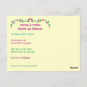 Carte Postale Joyeuses Pâques (Dos)