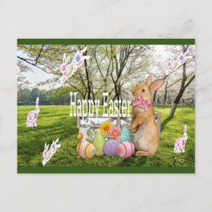 Carte Postale Joyeuses Pâques 