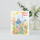 Carte Postale Joyeuses Pâques (Debout devant)