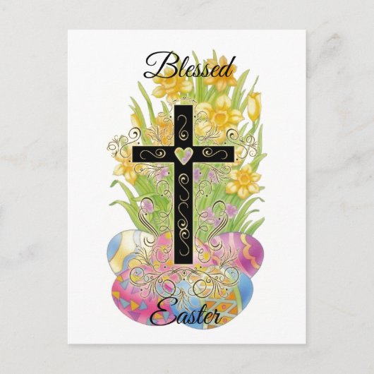 Carte Postale Joyeuses Pâques (Devant)