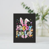 Carte Postale Joyeuses Pâques 2026 Lapin Mignon (Debout devant)