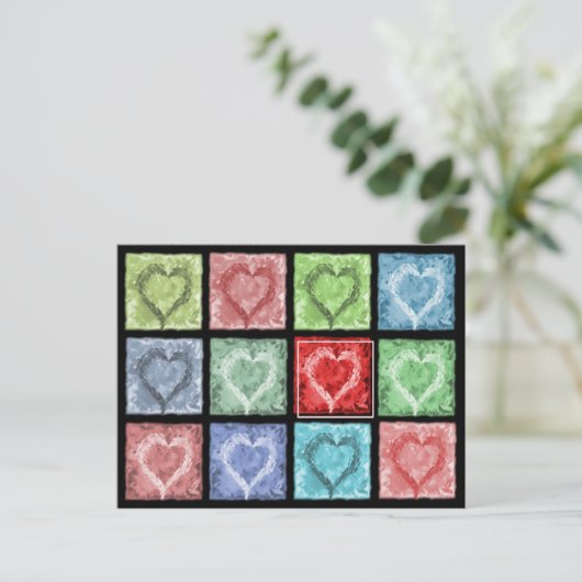 Carte Postale Joyeuses pensées (Debout devant)