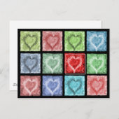 Carte Postale Joyeuses pensées (Devant / Derrière)