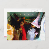 Carte Postale Joyeuses sorcières (Devant / Derrière)