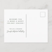 Carte Postale Joyeuses Tidings | Paix À Tout Le Monde (Dos)