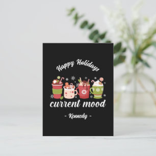 Carte Postale Joyeuses vacances - cacao chaud