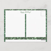 Carte Postale Joyeuses vacances Photo Noël (Dos)