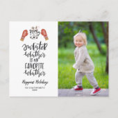 Carte Postale Joyeuses vacances Sweater Météo Mon préféré Photo (Devant)