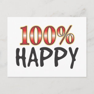 Carte Postale Joyeux 100%