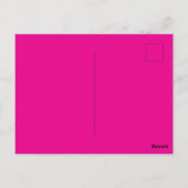 Carte Postale Joyeux 16e Anniversaire Seize Or Rose Chaud 2025 (Dos)