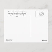 Carte Postale Joyeux 18e anniversaire Son lézard (Dos)