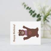 Carte postale Joyeux 1er anniversaire (Debout devant)