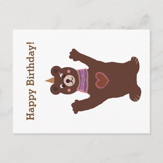 Carte postale Joyeux 1er anniversaire (Devant)