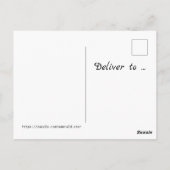 Carte Postale Joyeux 21e anniversaire Victorian Floral Key (Dos)