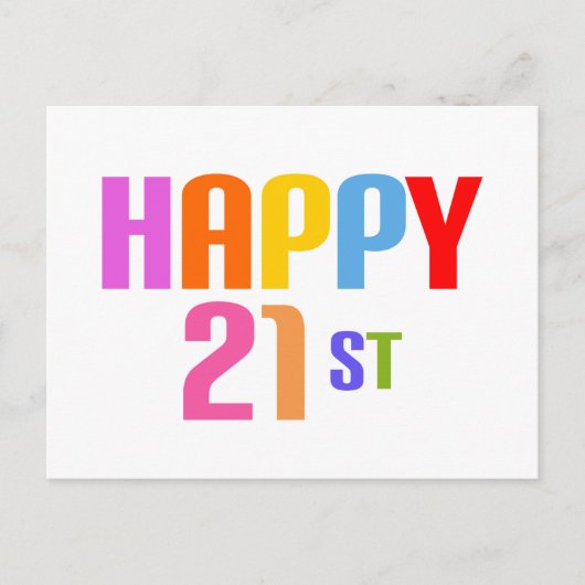Carte Postale Joyeux 21ème (Devant)