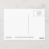 Carte Postale Joyeux 42ème Anniversaire Fleur Rose et Verte (Dos)