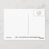 Carte Postale Joyeux 47e Anniversaire Fleur Rose et Verte (Dos)