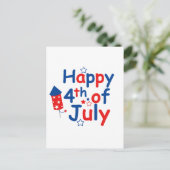 Carte Postale Joyeux 4 juillet (Debout devant)