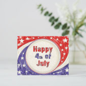 Carte Postale Joyeux 4 juillet (Debout devant)