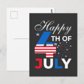 Carte Postale Joyeux 4 juillet-97958 (Devant / Derrière)
