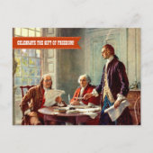 Carte Postale Joyeux 4 juillet. Art (Devant)