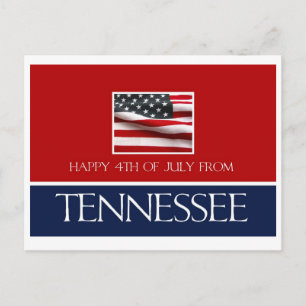 Carte Postale Joyeux 4 juillet du Tennessee