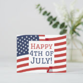 Carte Postale Joyeux 4 juillet fête de l'Indépendance  (Debout devant)