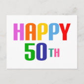 Carte Postale Joyeux 50e (Devant)