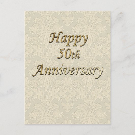 Carte Postale Joyeux 50e anniversaire (Devant)