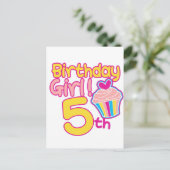 Carte Postale Joyeux 5e anniversaire ! (Debout devant)