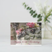 Carte Postale Joyeux 65e anniversaire (Debout devant)