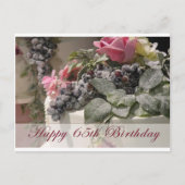 Carte Postale Joyeux 65e anniversaire (Devant)