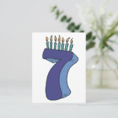 Carte Postale Joyeux 7e anniversaire ! (Debout devant)