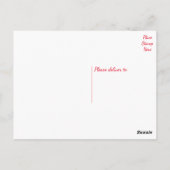 Carte Postale Joyeux Abstrait Floral Attitude Quote de vie (Dos)