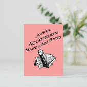 Carte Postale Joyeux Accordion Marching Band (Debout devant)