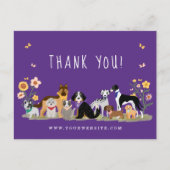 Carte Postale Joyeux Animaux de famille Soins pour animaux de co (Devant)