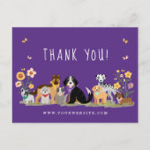 Carte Postale Joyeux Animaux de famille Soins pour animaux de co (Devant)