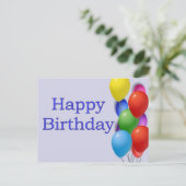 Carte Postale Joyeux anniversaire (Debout devant)