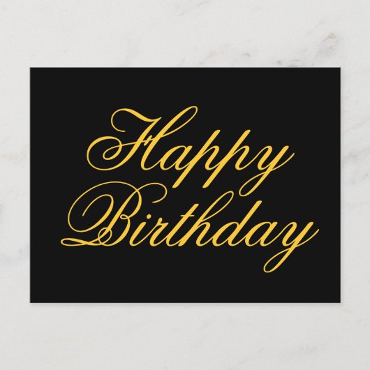 Carte Postale Joyeux Anniversaire (Devant)