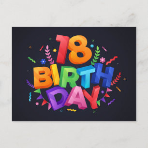 Carte Postale Joyeux Anniversaire