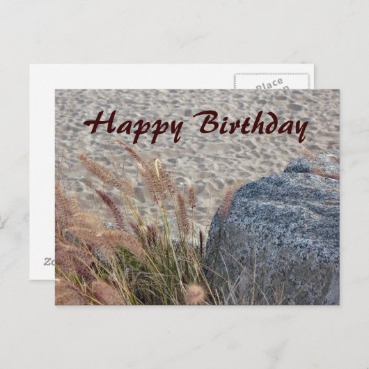 Carte Postale Joyeux anniversaire (Devant / Derrière)