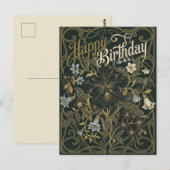 Carte postale Joyeux Anniversaire (Devant / Derrière)