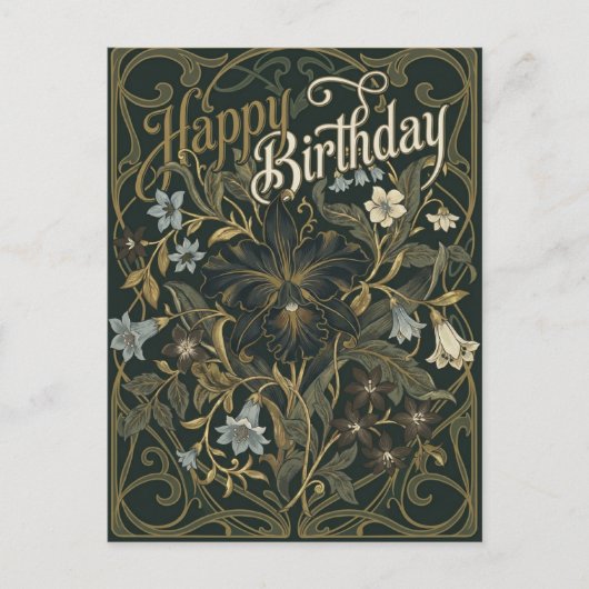 Carte postale Joyeux Anniversaire (Devant)