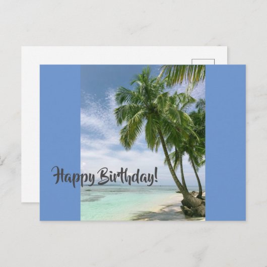 Carte Postale Joyeux anniversaire ! (Devant / Derrière)