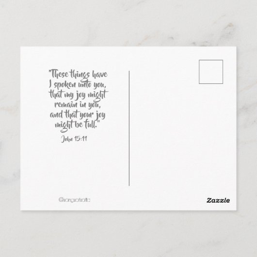 Carte Postale Joyeux anniversaire ! (Dos)