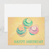 Carte Postale Joyeux anniversaire (Devant / Derrière)