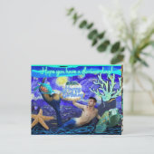 Carte postale joyeux anniversaire (Debout devant)