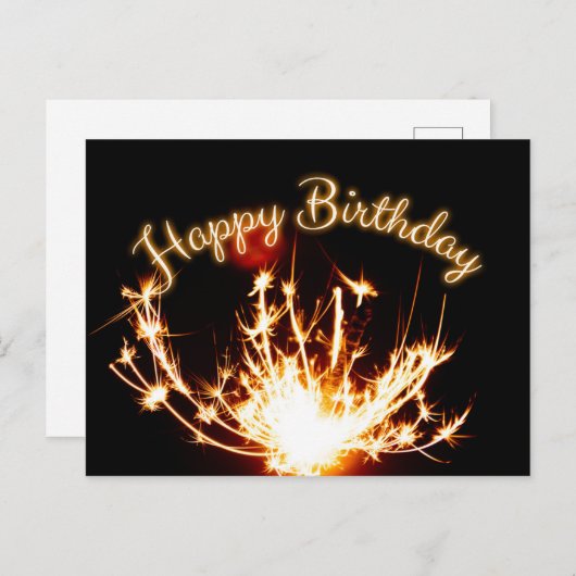 Carte Postale Joyeux anniversaire ! (Devant / Derrière)