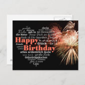 Carte Postale Joyeux anniversaire ! (Devant / Derrière)